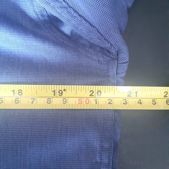 Selected SZ M Men's Woven Blue Button Up Dress Shirt From UK - Picture 9 of 12